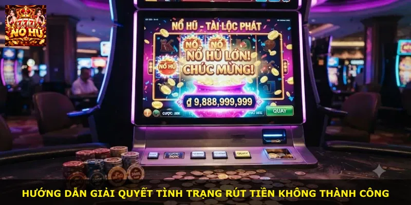 Hướng dẫn giải quyết tình trạng rút tiền không thành công